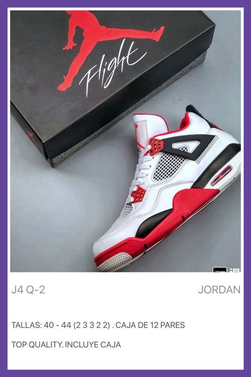 JORDAN J4 Q-Zapato