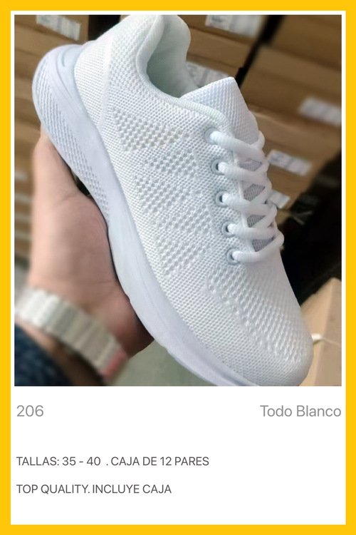 206 TODO BLANCO-Zapato